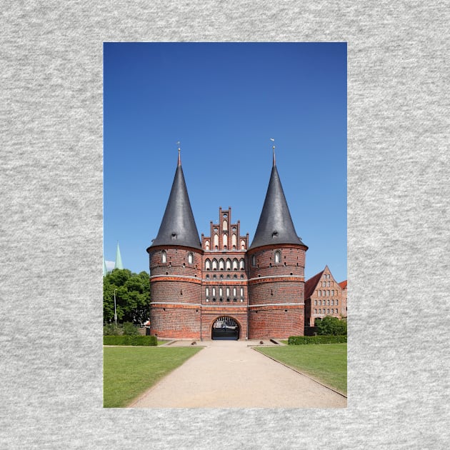 Holsten Gate, Luebeck, Schleswig-Holstein, Germany, Europe by Kruegerfoto